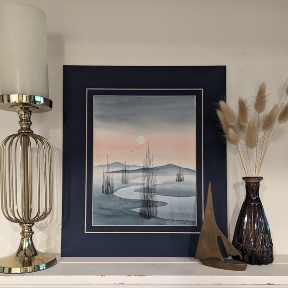 Other - Coastal Original Signed Watercolor